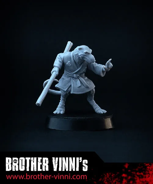 Brother Vinni Rat Sensei figurine résine 28mm