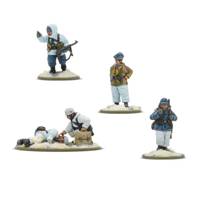 Bolt Action Fallschirmjäger (Winter) HQ figurines résine allemandes