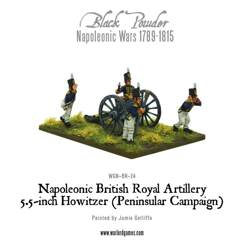 Bolt Action Black Powder Napoleonic British Royal Artillery 5.5-inch Howitzer obusier