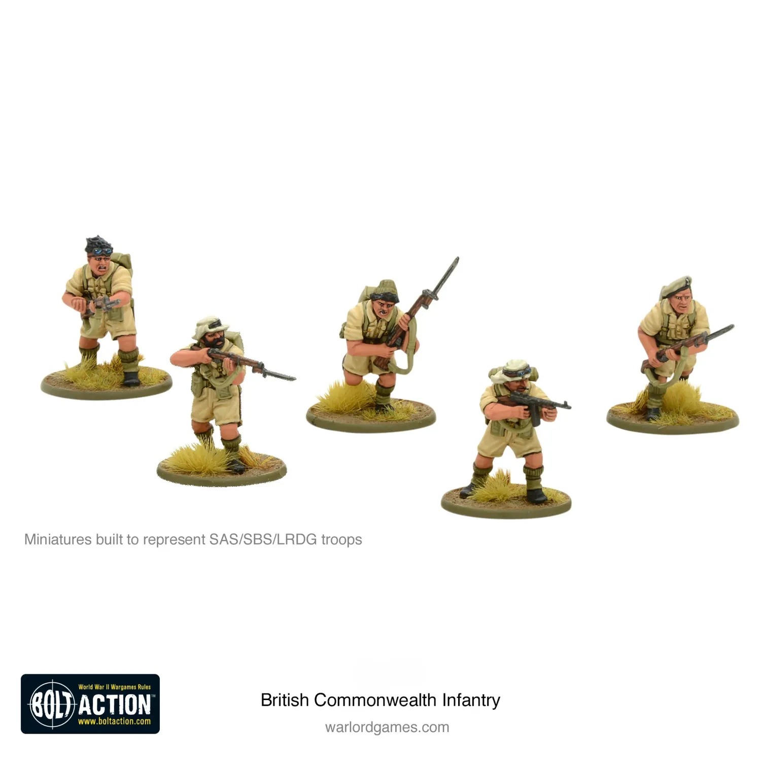 Bolt Action Desert Raiders coffret figurines désert