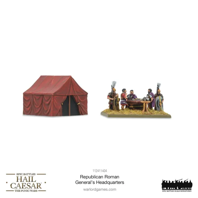Hail Caesar Epic Battles Roman Generals Headquarters décor