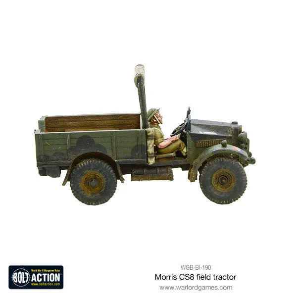 Bolt Action Morris CS8 Field Tractor véhicule résine métal