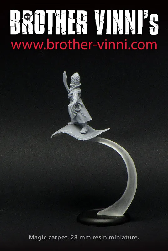 Brother Vinni Magic Carpet figurine 28mm officier arabe