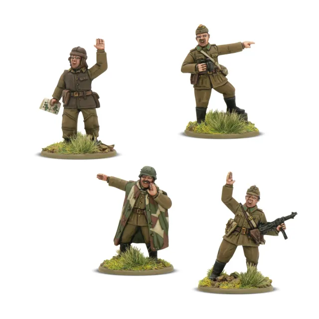 Bolt Action Commandants peloton hongrois figurines résine