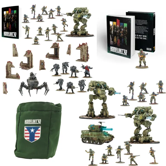 Bolt Action Konflikt 47 USA All In Bundle coffret armée