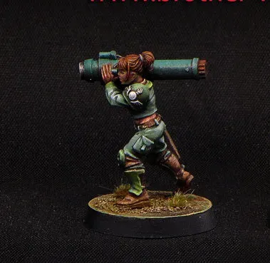 BROTHER VINNI Grenade Launcher figurine résine 28 mm garde