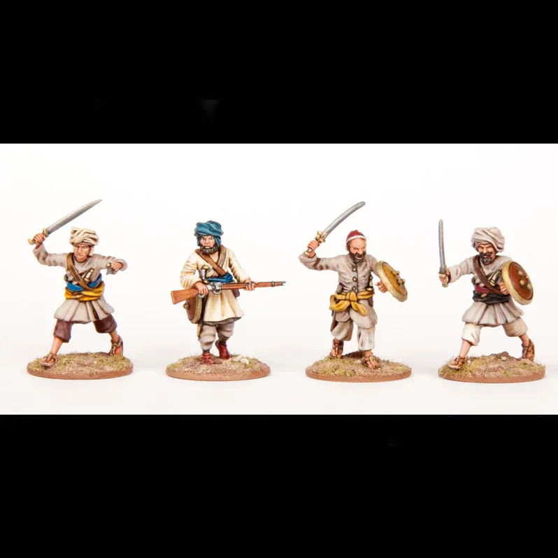 Wargames Atlantic Guerriers Afghans 1830-1920 boîte 40 figurines