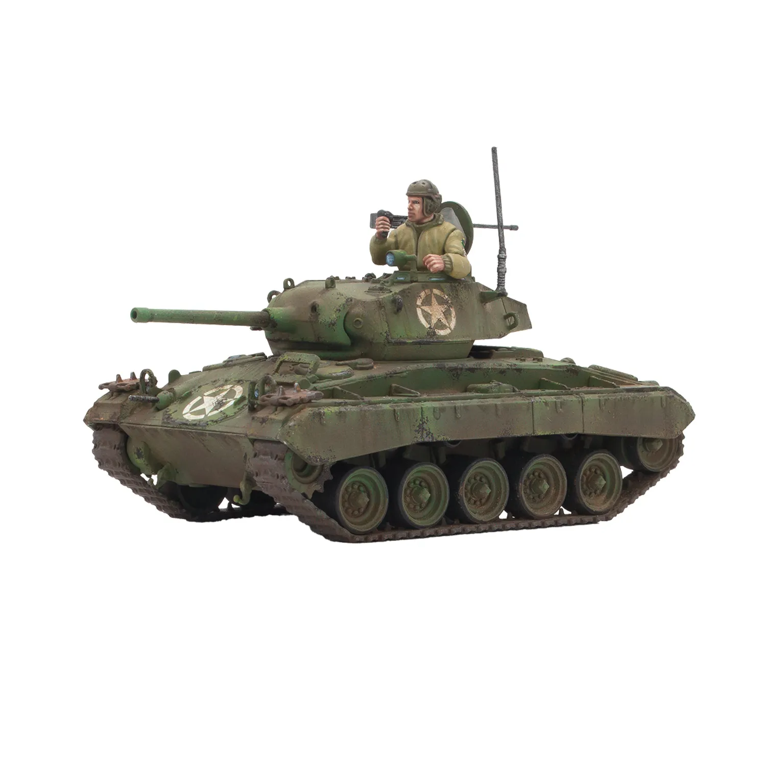 Bolt Action M24 Chaffee Light Tank char plastique