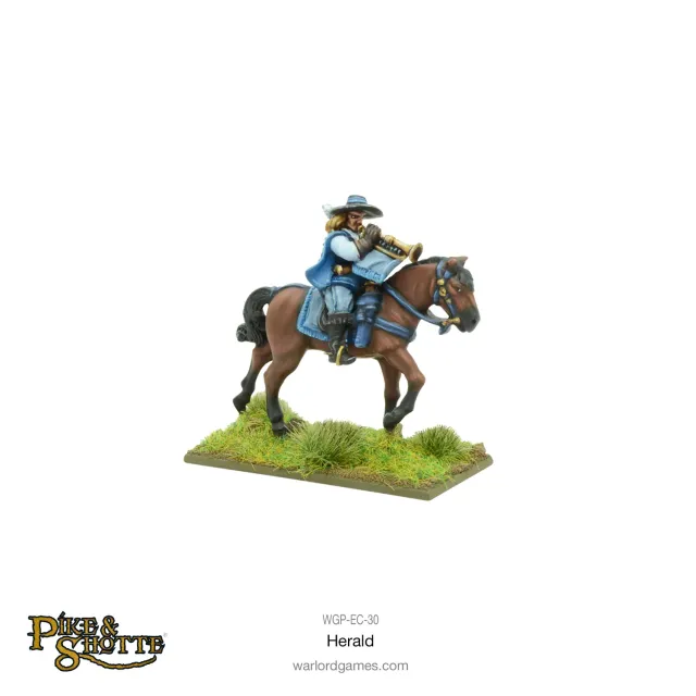 Warlord Games Pike & Shotte Herald figurine montée métal