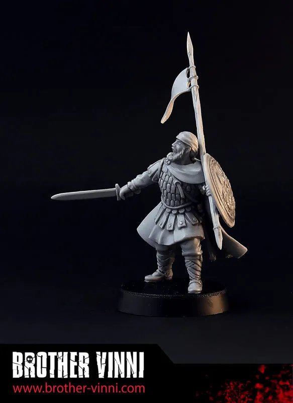 Brother Vinni Akolouthos figurine résine 28mm SAGA
