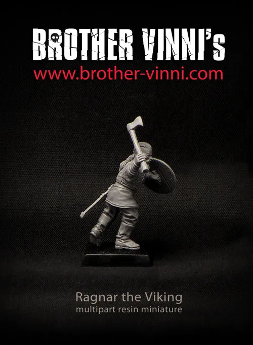 BROTHER VINNI Ragnar Lothbrok figurine 28 mm résine viking