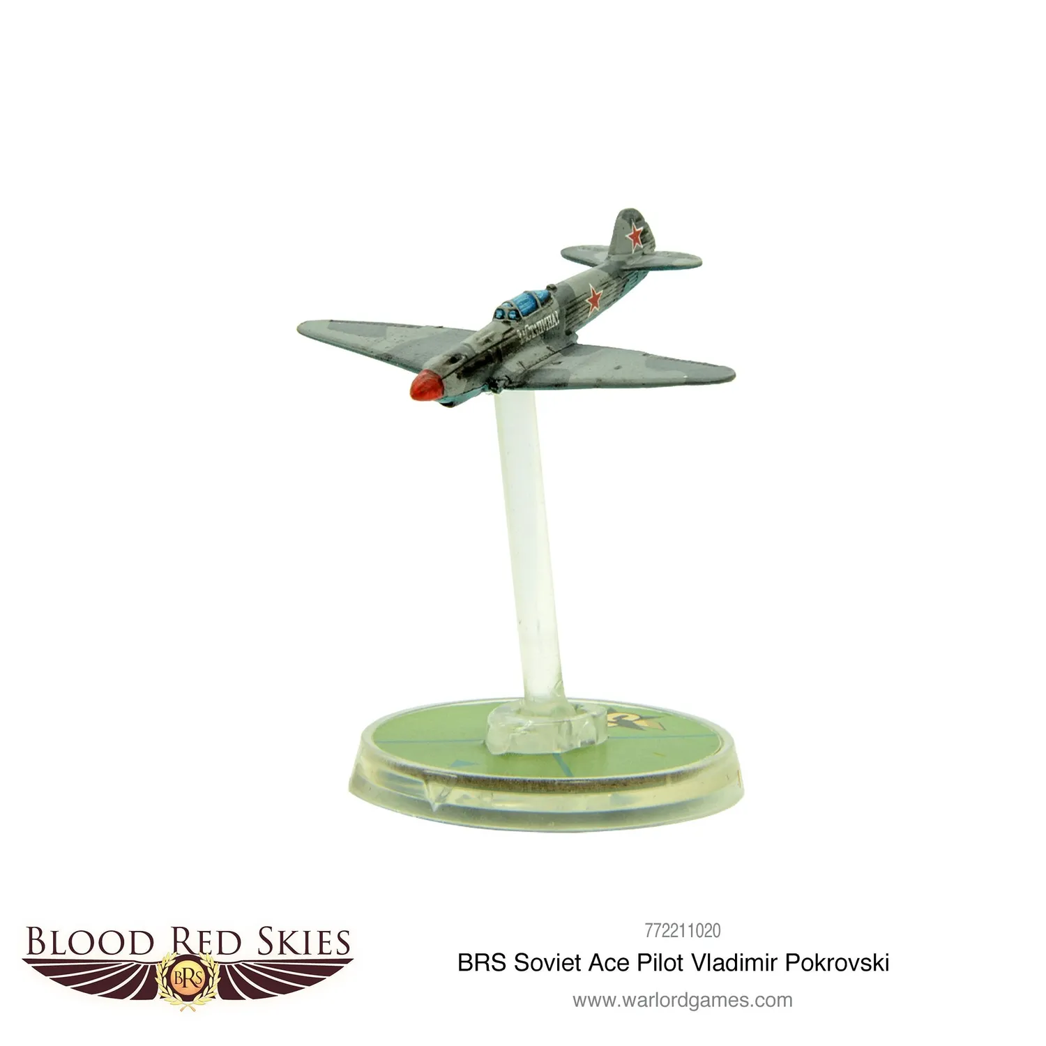 Blood Red Skies Yakolev Yak-1b Ace Vladimir Pokrovsky avion miniature