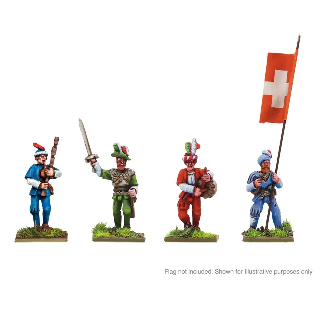 Bolt Action Pike Shotte Italian Wars Swiss Command métal