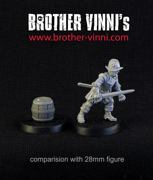 Brother Vinni Petit Tonneau décor résine 28mm