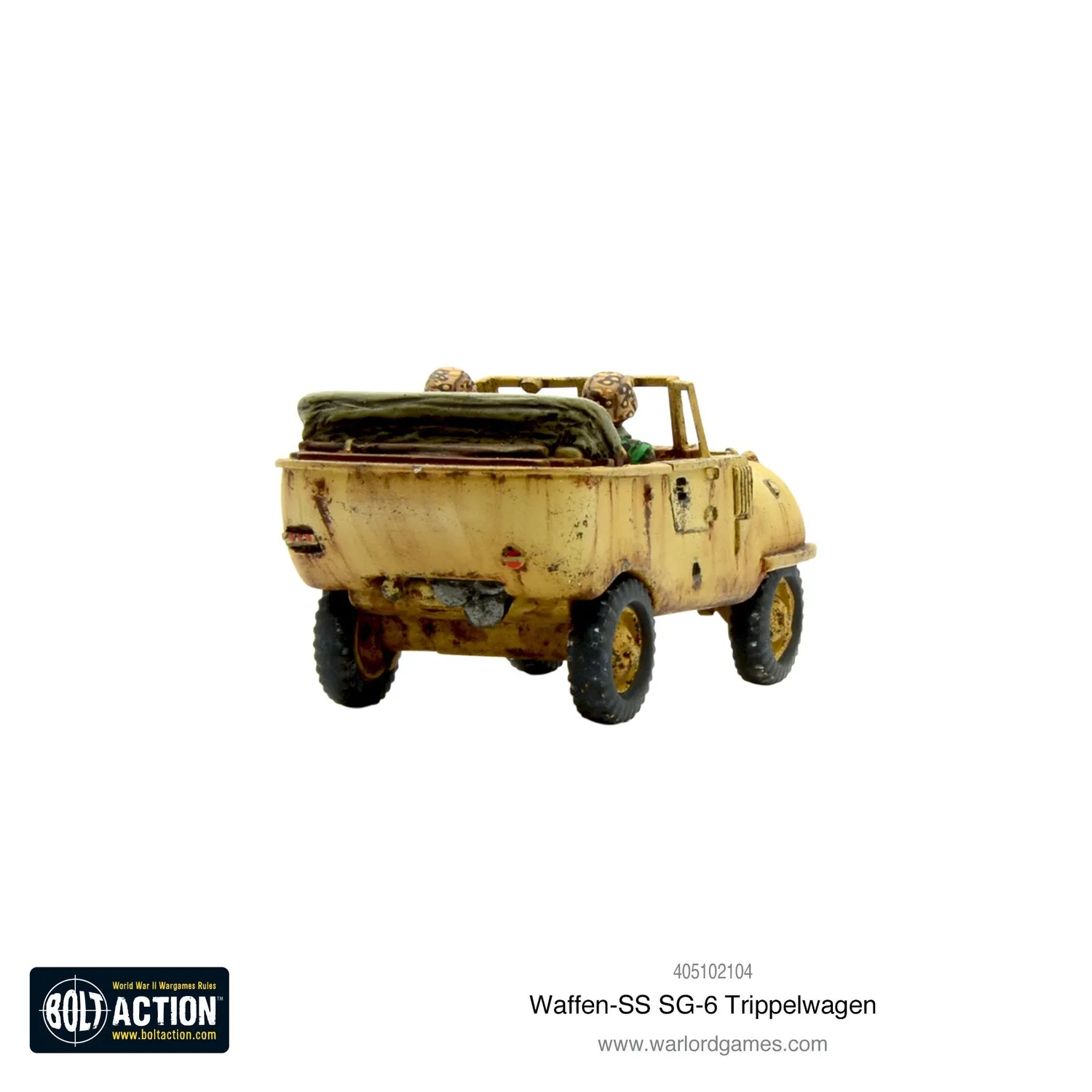 Bolt Action SG-6 Trippelwagen véhicule allemand résine