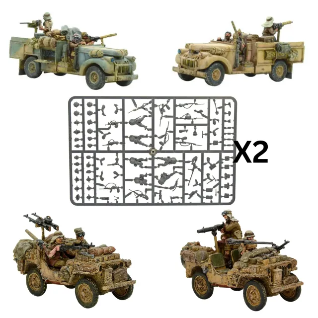 Bolt Action Desert Raiders coffret figurines désert