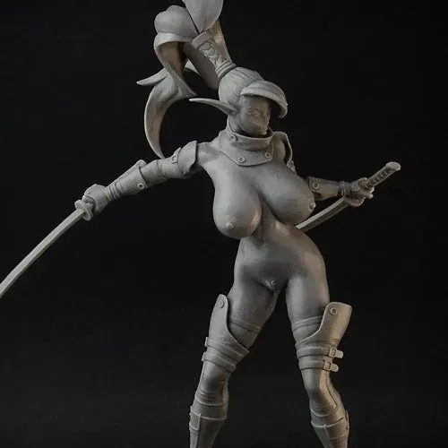 Brother Vinni Elf Warrior figurine résine 90mm femme