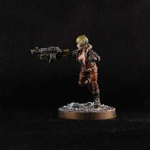 Brother Vinni Maria figurine pin-up soviétique 28 mm résine