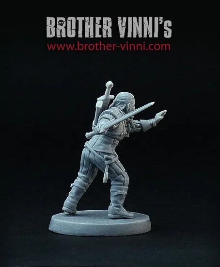 Brother Vinni Monster Hunter figurine résine 28mm