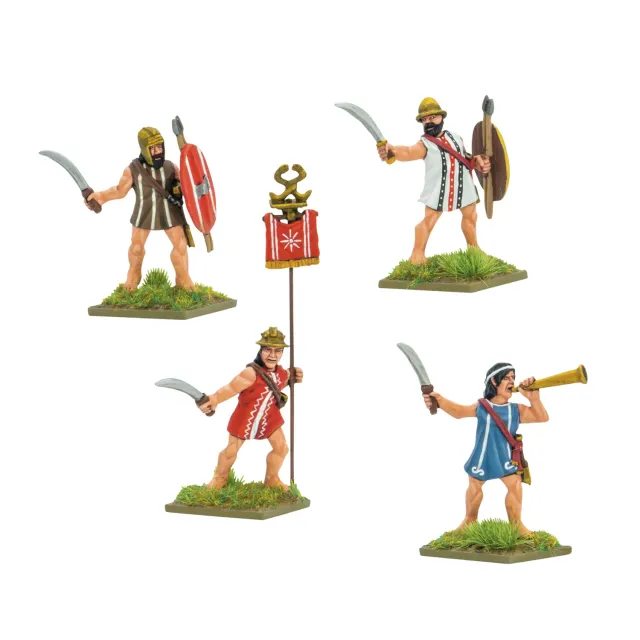 Bolt Action Hail Caesar Illyrian Warriors command figurines métal