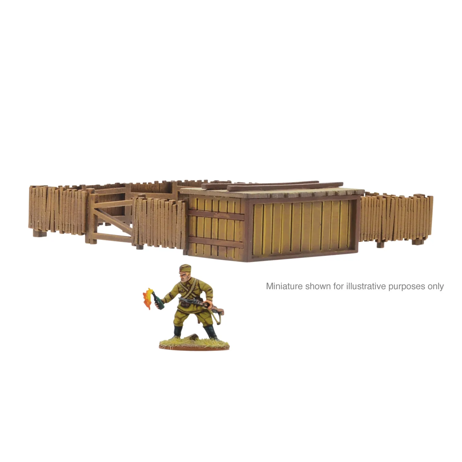 Bolt Action Pig Pen décor 28mm enclos MDF