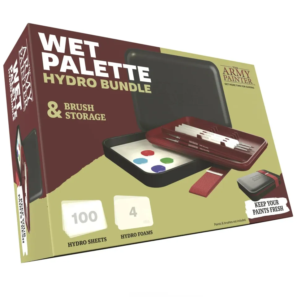 The Army Painter Wet Palette Hydro Bundle palette humide avec recharges