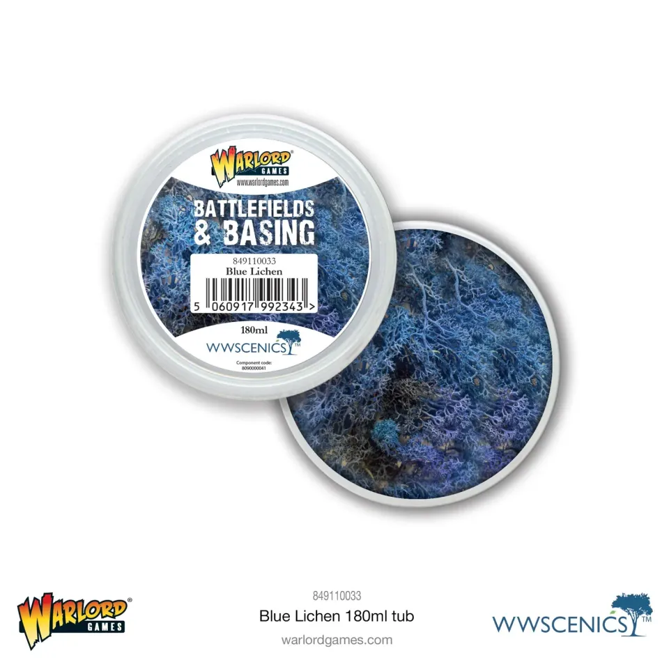 War World Scenics Battlefields Blue Lichen flocage bleu 180ml