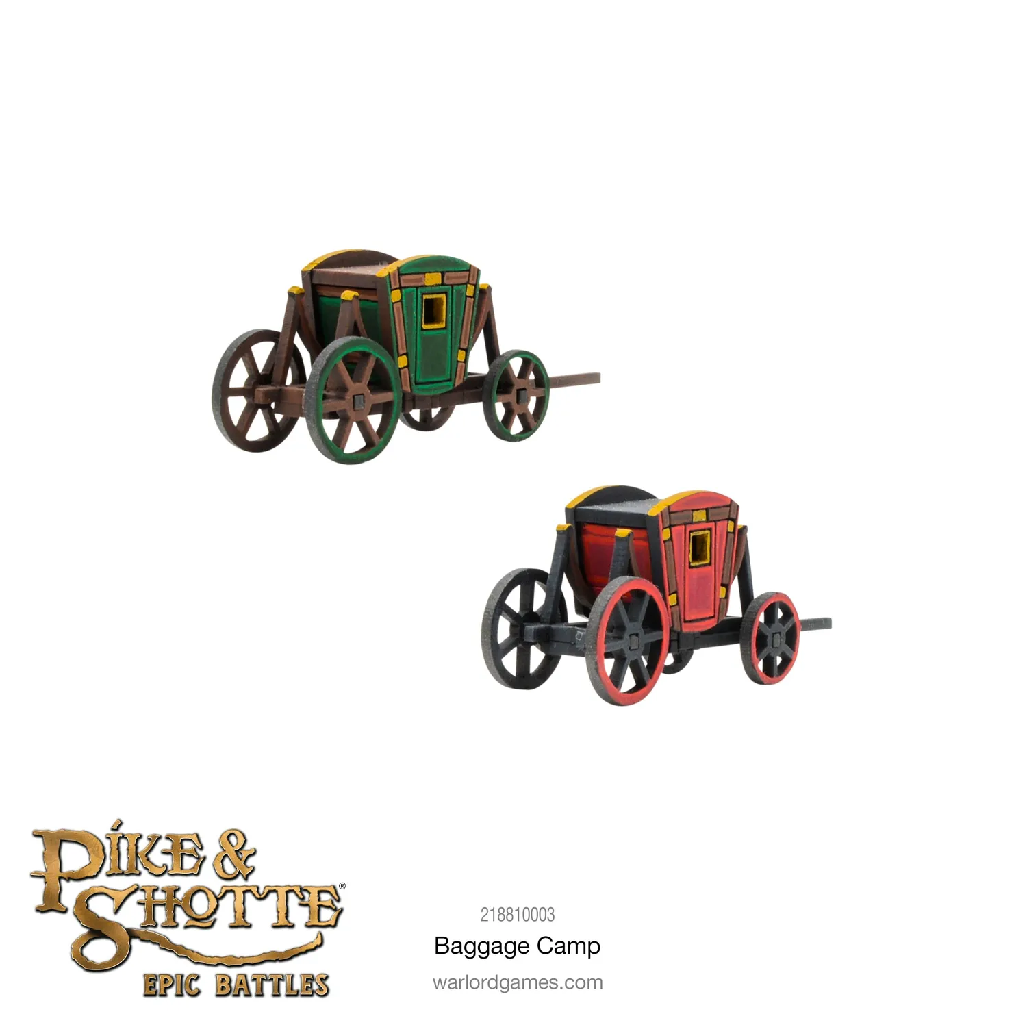 Warlord Games Pike & Shotte Epic Battles Baggage Camp décors