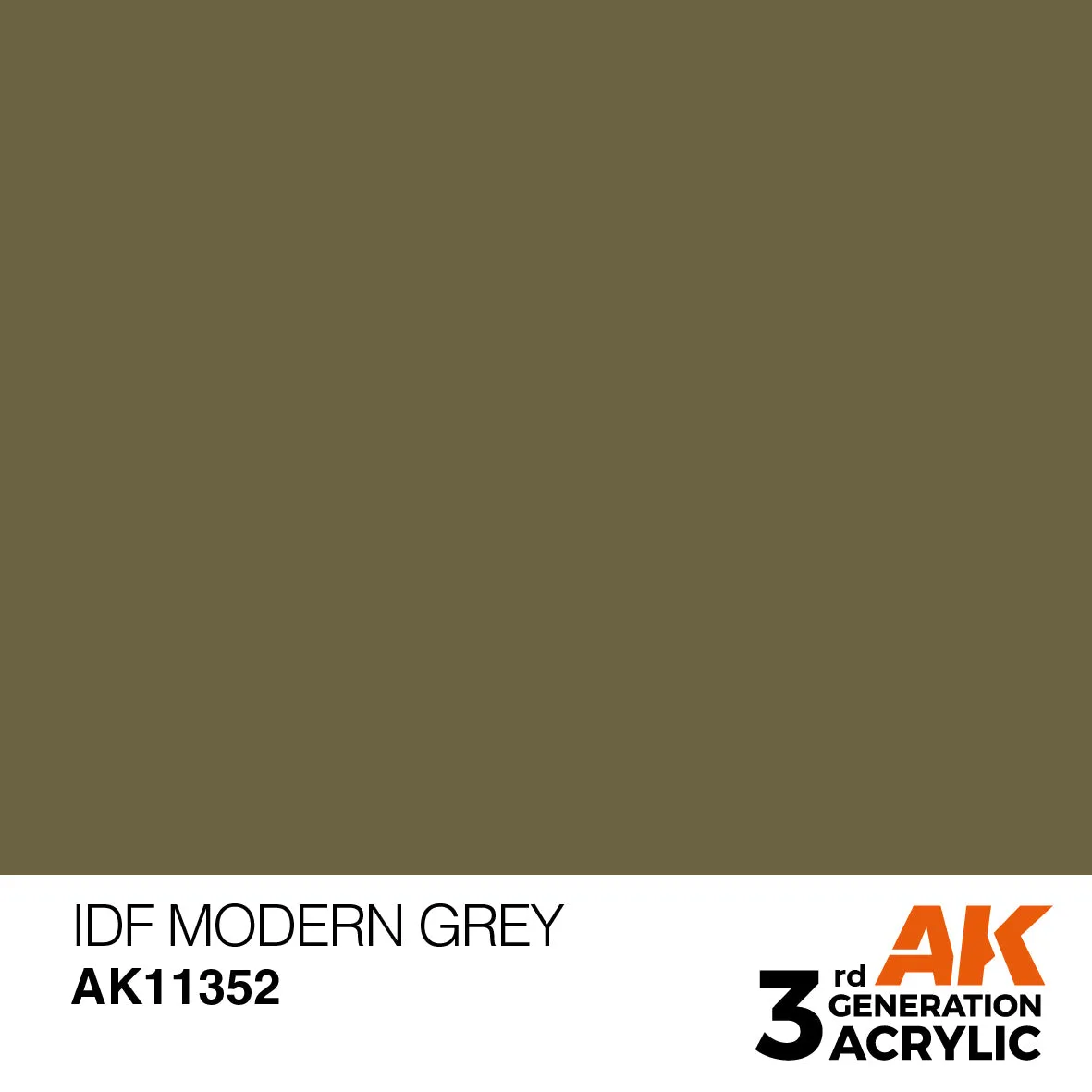AK 3Gen IDF Modern Grey peinture acrylique gris 17ml