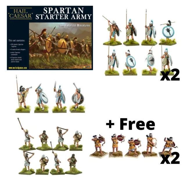 Bolt Action Hail Caesar Start Collecting Greeks figurines grecques