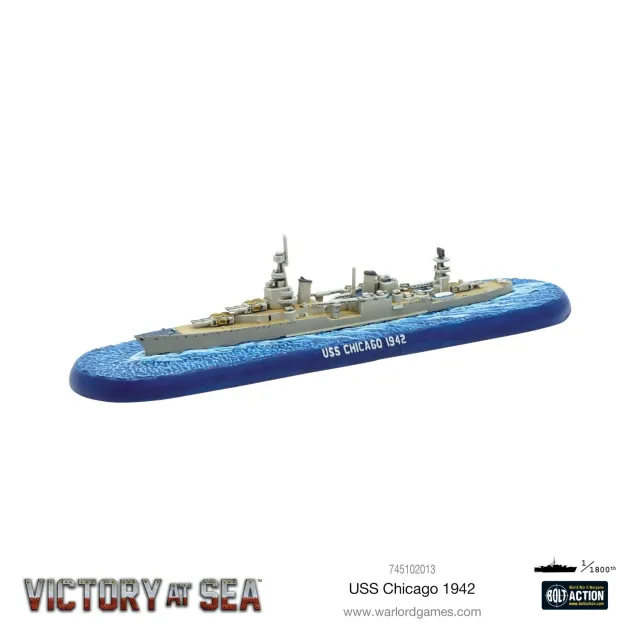 Victory at Sea USS Chicago 1942 croiseur rsine