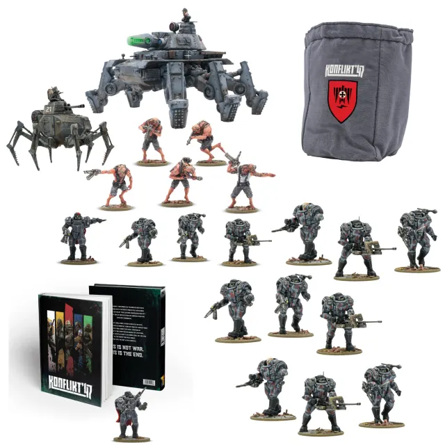 Bolt Action Konflikt '47 Axis "Vörwarts!" Bundle armée allemande plastique résine