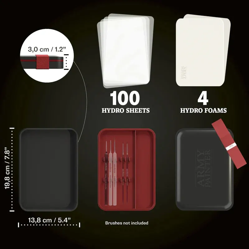 The Army Painter Wet Palette Hydro Bundle palette humide avec recharges