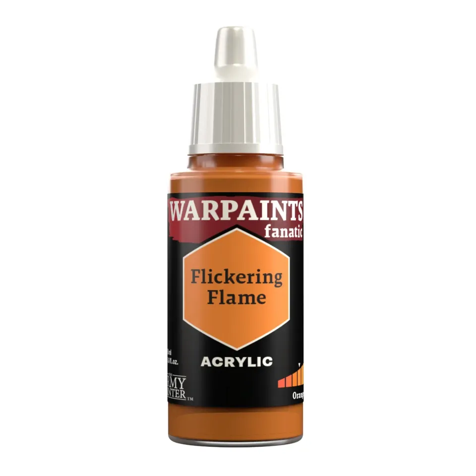 Bolt Action Warpaints Fanatic Flickering Flame peinture acrylique orange 18 ml
