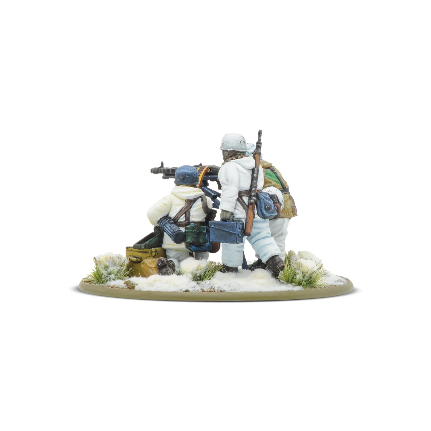 Warlord Games Bolt Action Fallschirmjäger Winter MMG Team équipe MG42 métal