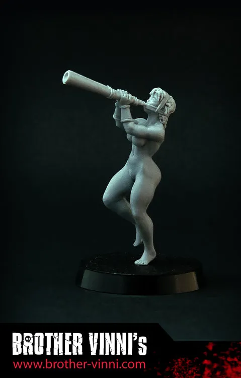 Brother Vinni Female Hoplite Musician figurine grecque 28 mm