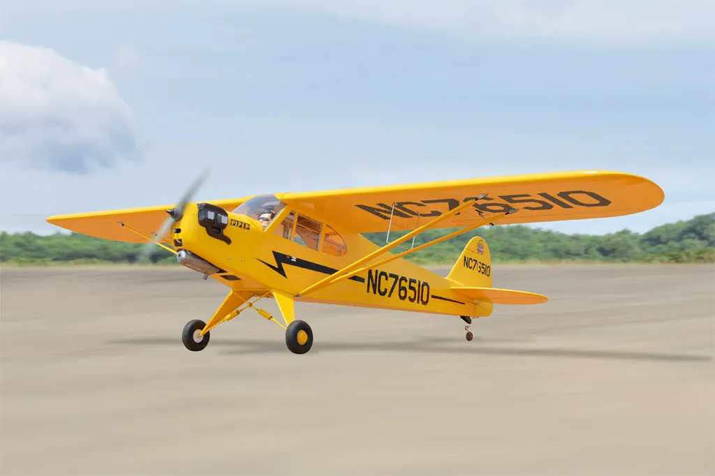 Black Horse BH58 Piper J-3 Cub avion RC 2380mm thermique électrique