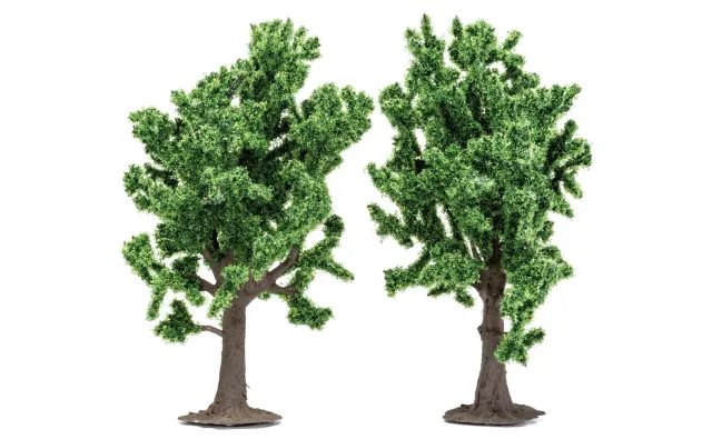 Black Powder Beech Trees 13 cm arbres de décor set de 2 terrain 1:76