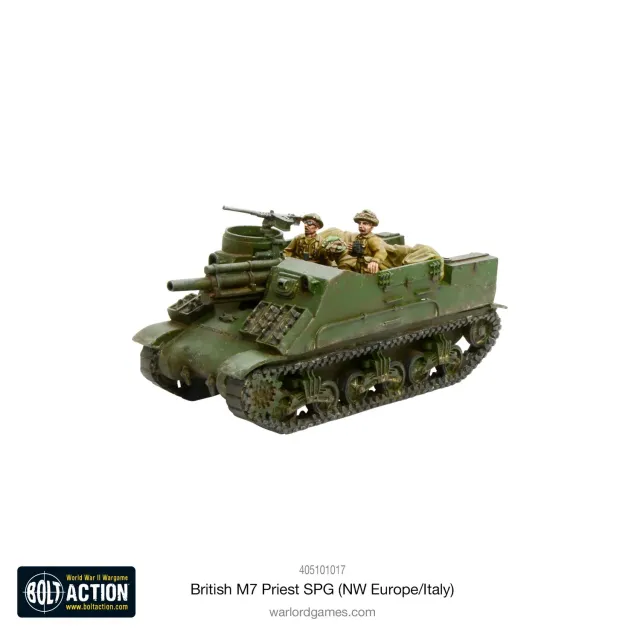 Warlord Bolt Action M7 Priest britannique véhicule résine