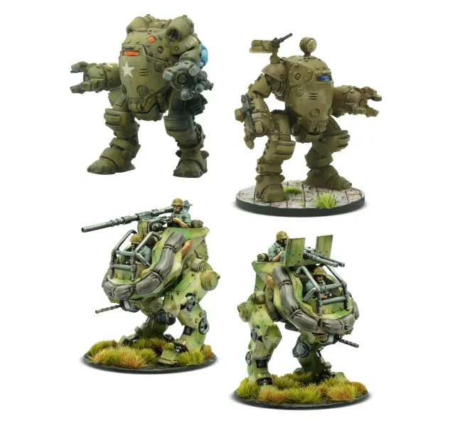 Bolt Action Konflikt ’47 US Light Walker Platoon figurines résine métal