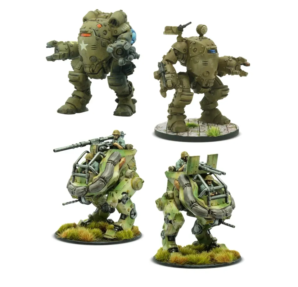 Bolt Action Konflikt ’47 US Light Walker Platoon figurines résine métal