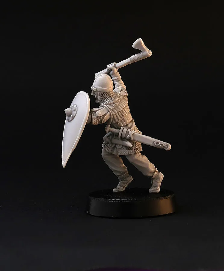 Brother Vinni Varangian Guard 2 lot 4 figurines résine 28mm haches