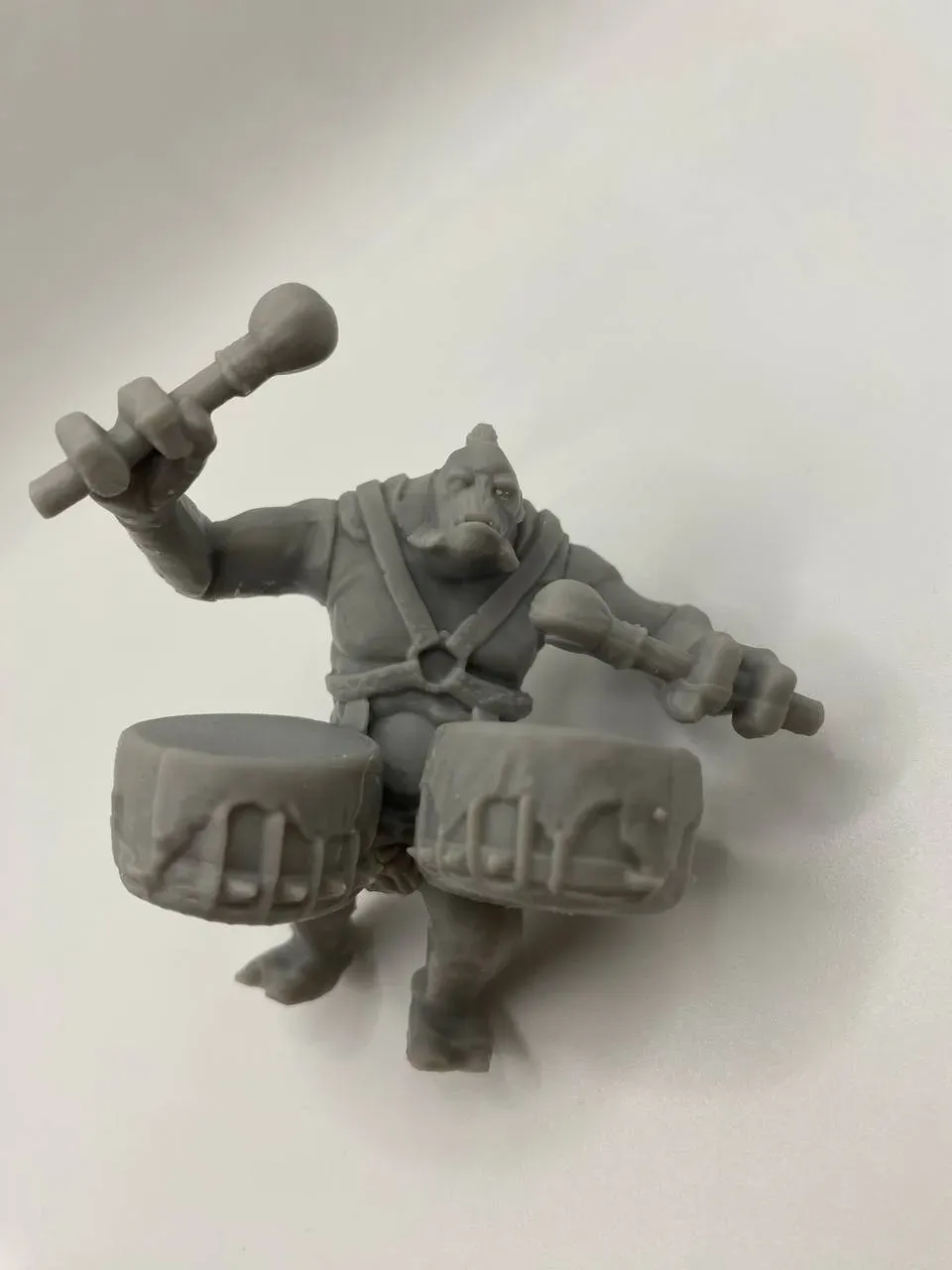 Epic Forge Troll Tambourinaire figurine résine guerre