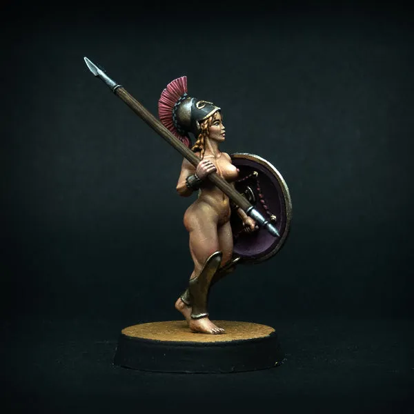 Brother Vinni Female Hoplites 4/4 lot 5 figurines résine 28mm