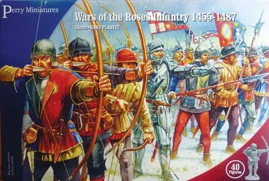 Perry Miniatures Wars Roses Infantry 1455-1487 boîte 40