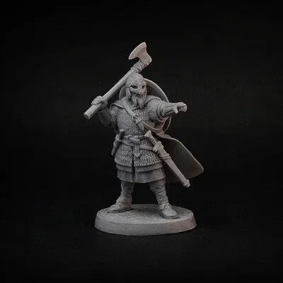 Brother Vinni Viking Warlord figurine 28mm résine chef