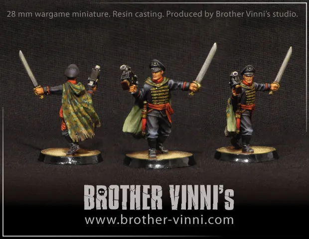 Brother Vinni Imperial Commissar figurine résine 28mm SF