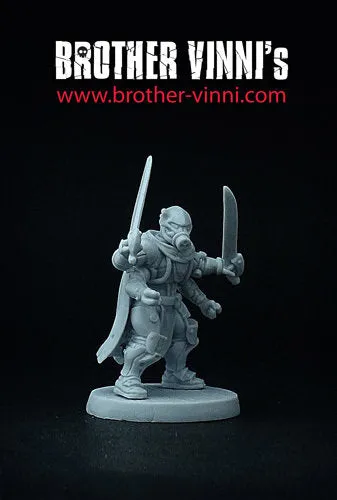 Brother Vinni Space Corsair figurine résine 28 mm non peinte