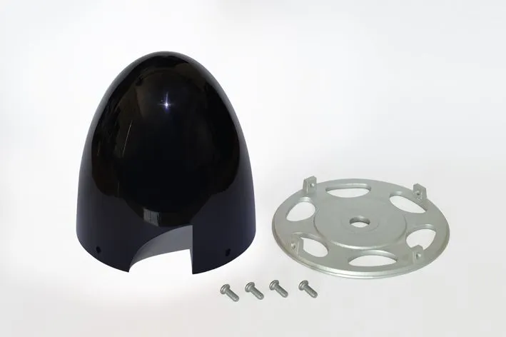 Black Horse Model Scale Spinner cône 80mm noir