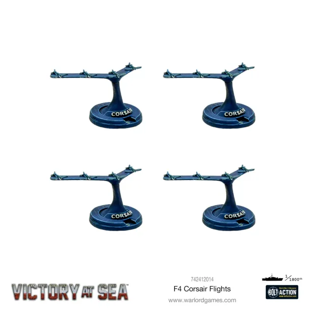 Victory at Sea F4U Corsair flights figurines avions